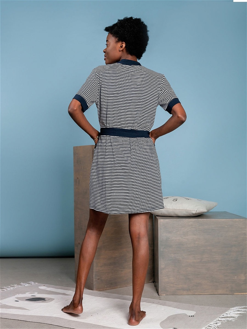 Фото товара 20089, комплект женский халат/топ/шорты